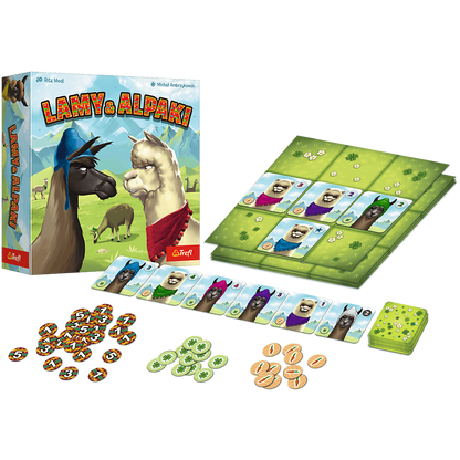 Lamy a alpaky – zábavná karetní hra pro děti – Trefl