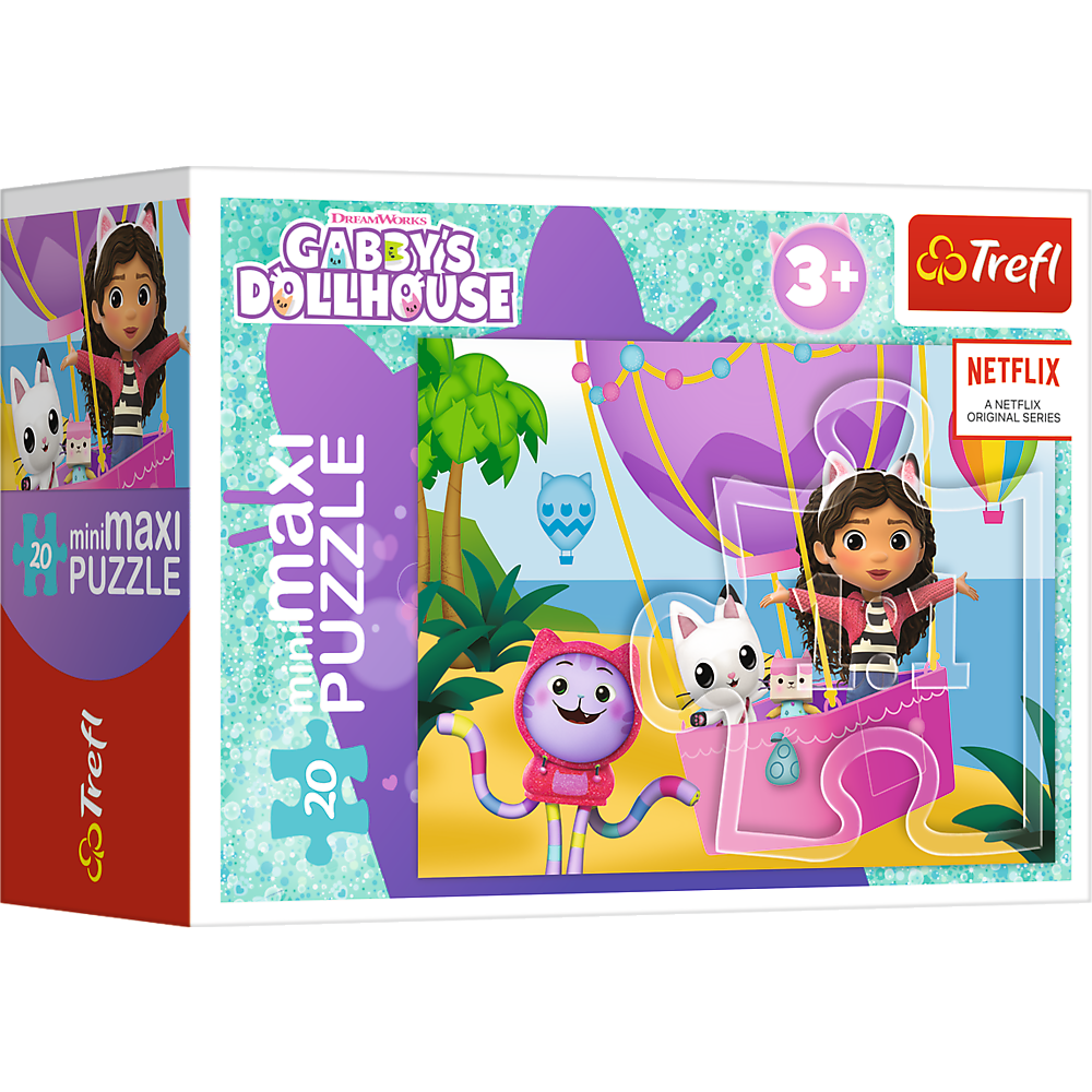 Puzzle 20 dílků miniMaxi – Barevný den Gabi – Trefl