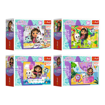 Puzzle 20 dílků miniMaxi – Barevný den Gabi – Trefl