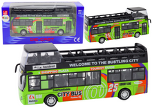 Tourist Coach Double Decker Openable Door Green