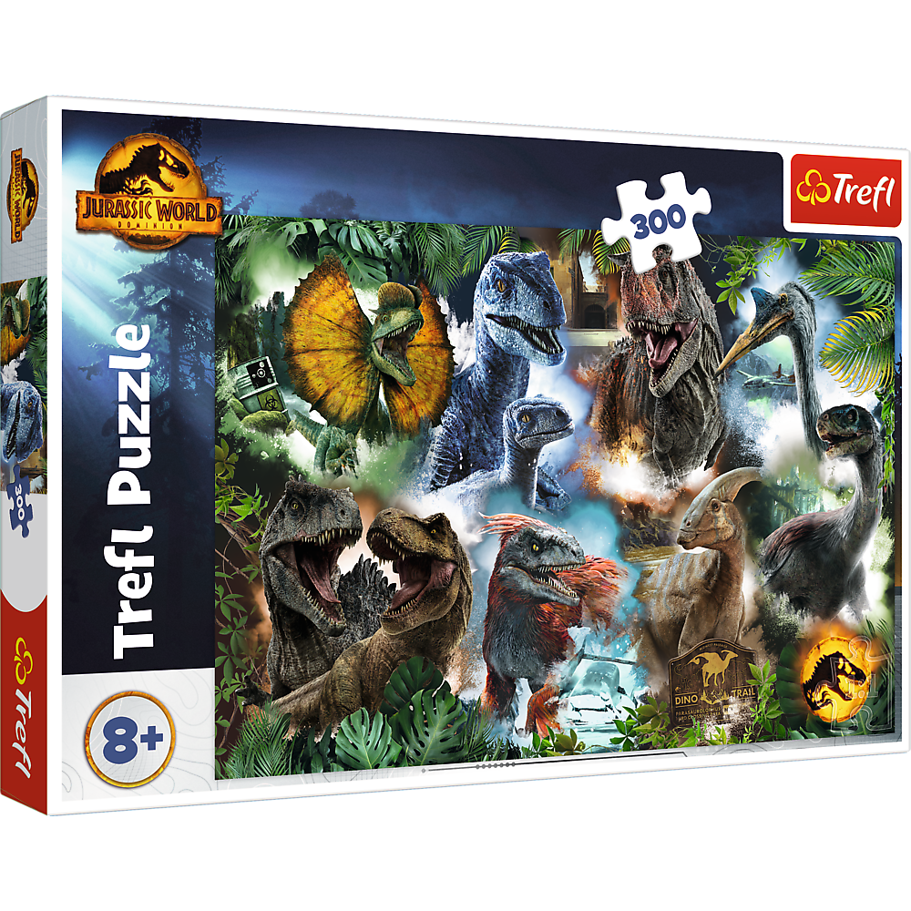 Puzzle 300 dílků Dinosauři z Jurského světa – Universal