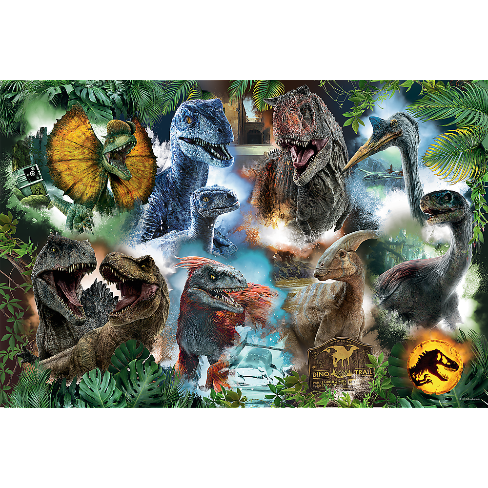 Puzzle 300 dílků Dinosauři z Jurského světa – Universal