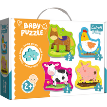 Puzzle Baby Classic – Zvířátka na venkově – Trefl