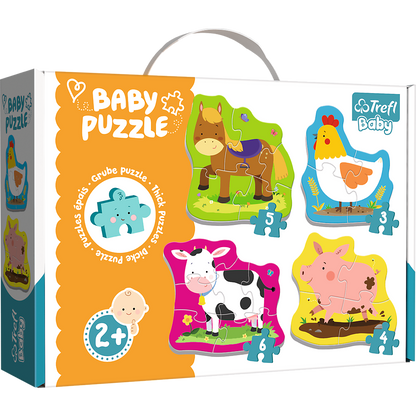 Puzzle Baby Classic – Zvířátka na venkově – Trefl