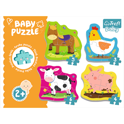 Puzzle Baby Classic – Zvířátka na venkově – Trefl