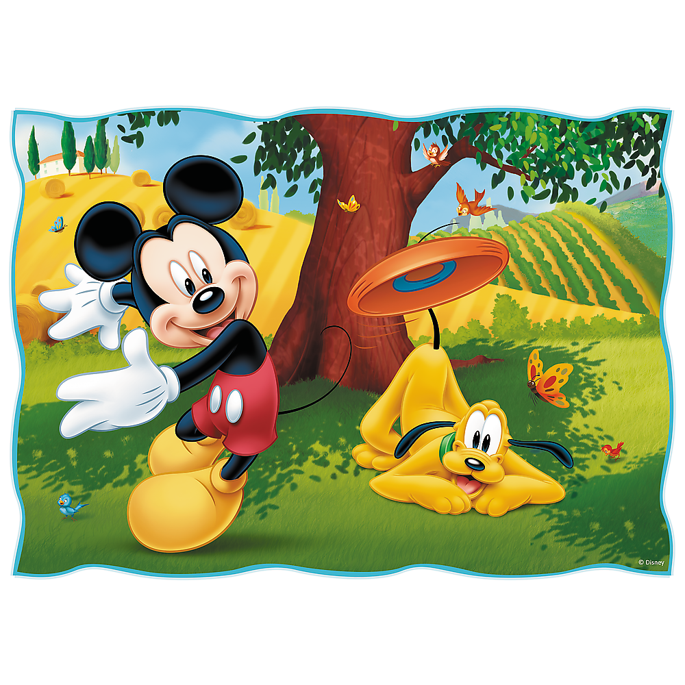 Puzzle 4v1 Mickey's Cool Day – 12 až 24 dílků – Trefl