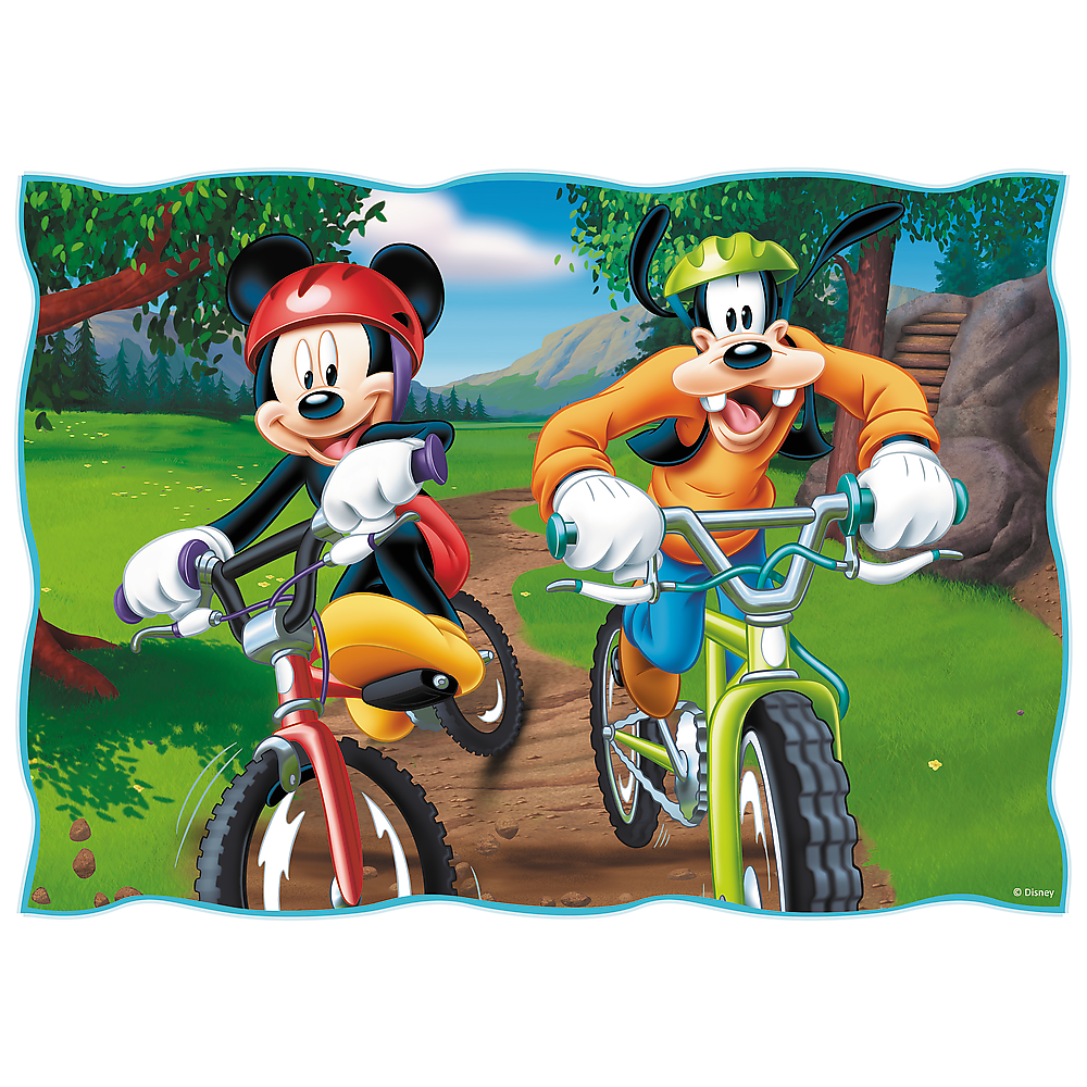 Puzzle 4v1 Mickey's Cool Day – 12 až 24 dílků – Trefl