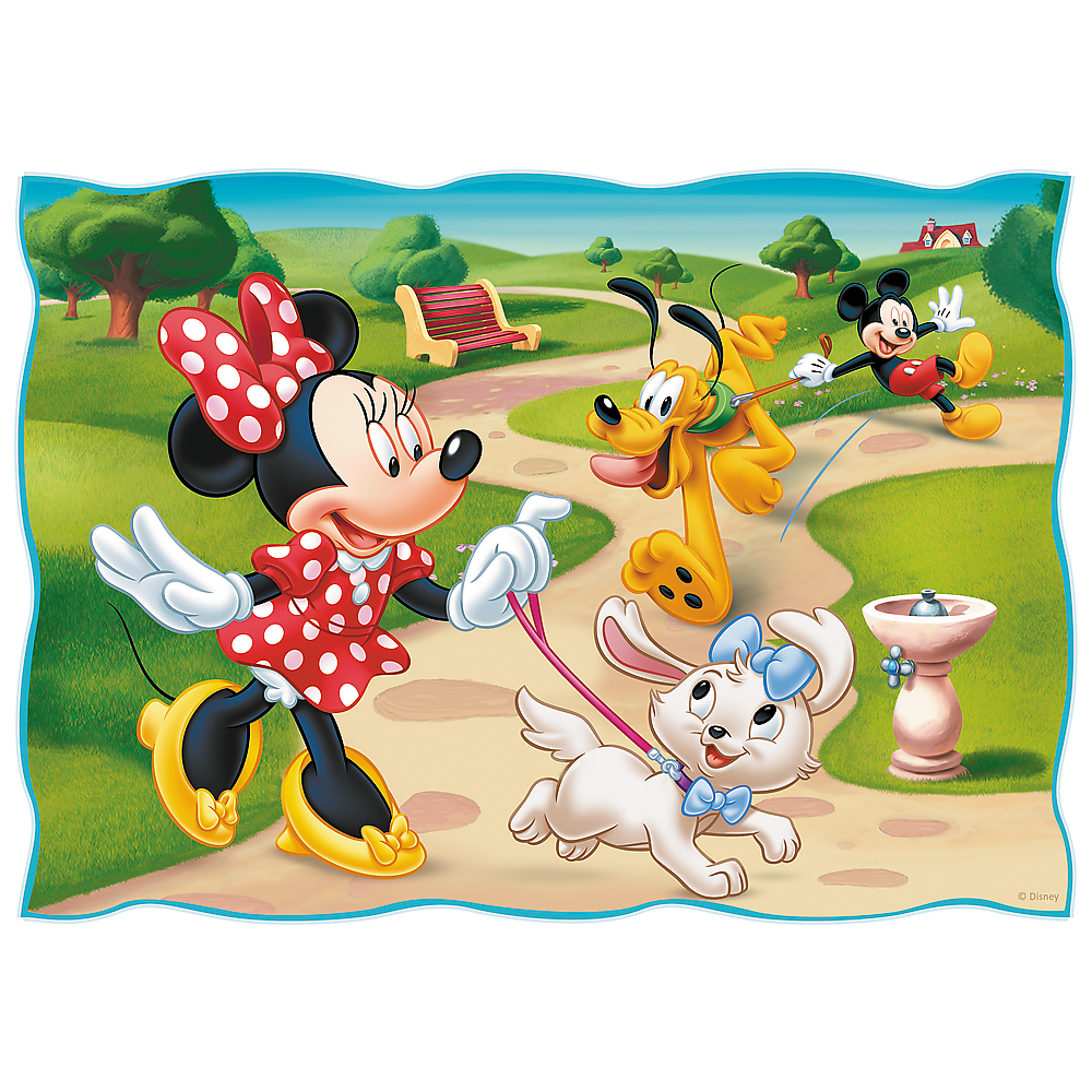 Puzzle 4v1 Mickey's Cool Day – 12 až 24 dílků – Trefl
