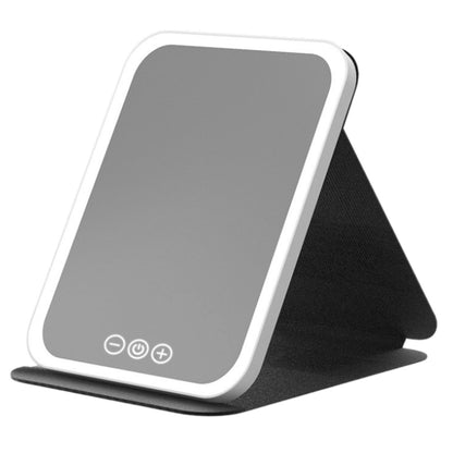 LED zrcátko s osvětlením a stojánkem 18,5 cm – 3 režimy světla