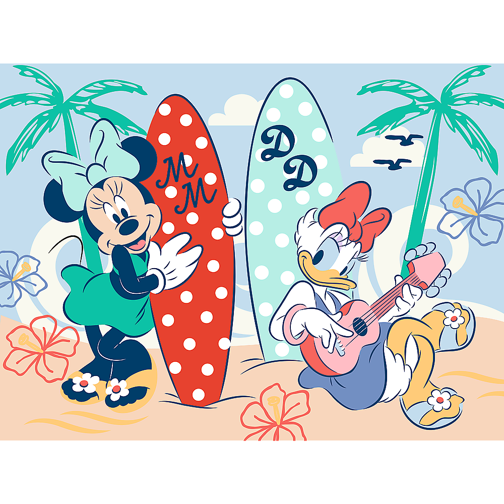 Puzzle Barevná Minnie 30 dílků pro děti od 3 let – Disney Trefl