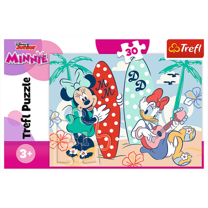 Puzzle Barevná Minnie 30 dílků pro děti od 3 let – Disney Trefl