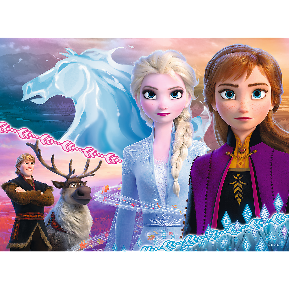 Puzzle 30 dílků Odvaha sester – Disney Frozen 2