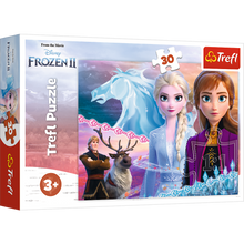 Puzzle 30 dílků Odvaha sester – Disney Frozen 2