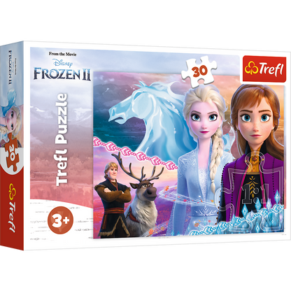 Puzzle 30 dílků Odvaha sester – Disney Frozen 2