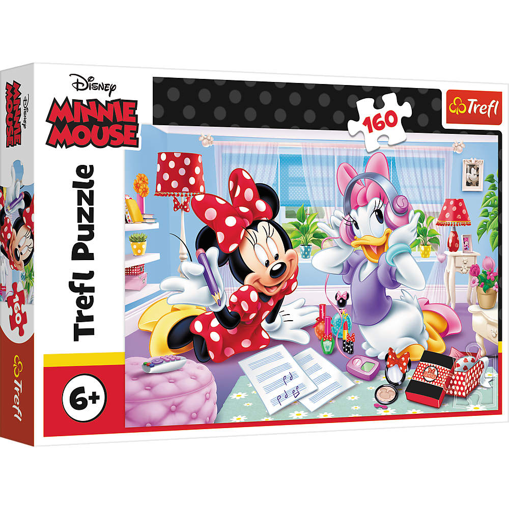 Puzzle 160 dílků – Den s kamarádkou – Disney Minnie