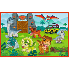 Puzzle 2x24 dílků Malí dinosauři pro děti – Jurassic World