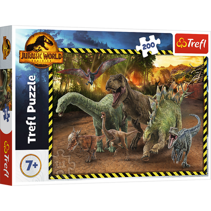 Puzzle Dinosauři z Jurského parku, 200 dílků – Jurassic World