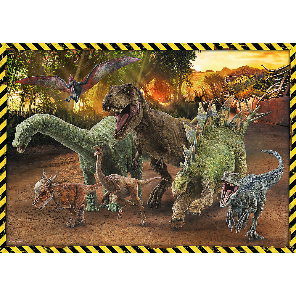 Puzzle Dinosauři z Jurského parku, 200 dílků – Jurassic World