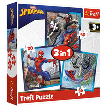 Puzzle 3v1 Spider Friends pro děti – Disney Marvel Spiderman – Trefl