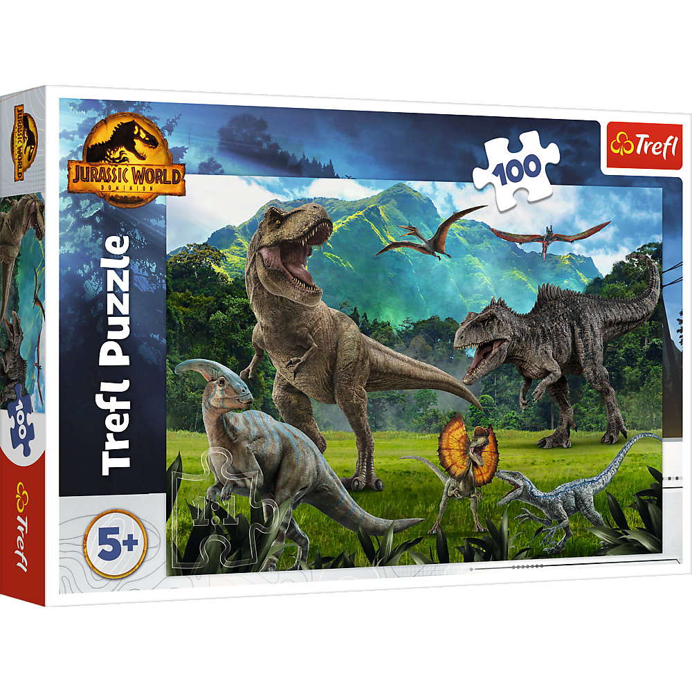 Puzzle Jurský park 100 dílků pro děti – Trefl