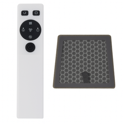Beznožový stojanový ventilátor s oscilací a LCD displejem – LEAN