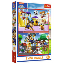 Puzzle 2x24 dílků Tlapková patrola – Trefl