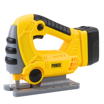 Dětská akumulátorová přímočará pila se světlem a zvukem – žlutá