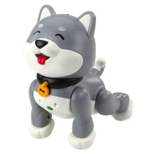 Interaktivní robotický pes Husky na dálkové ovládání – šedý
