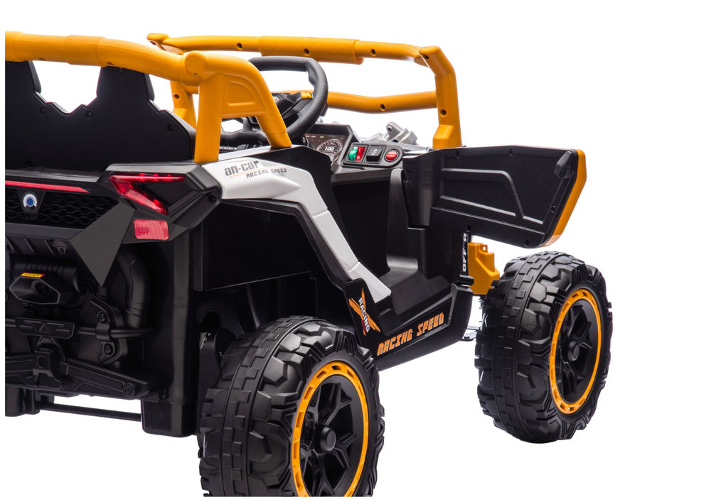 Elektrické autíčko M2 4x4 žluté – dětské vozítko na baterii
