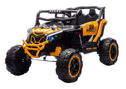 Elektrické autíčko M2 4x4 žluté – dětské vozítko na baterii