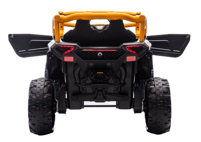 Elektrické autíčko M2 4x4 žluté – dětské vozítko na baterii