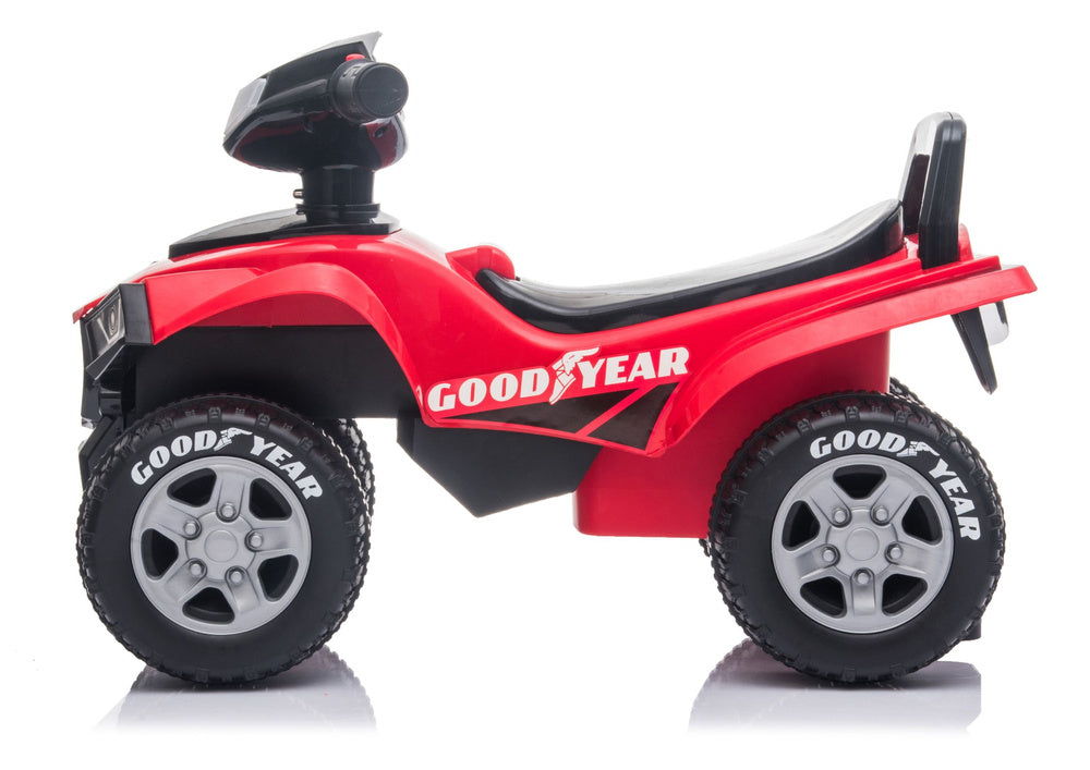Odrážedlo čtyřkolka se zvukem a světlem – červená