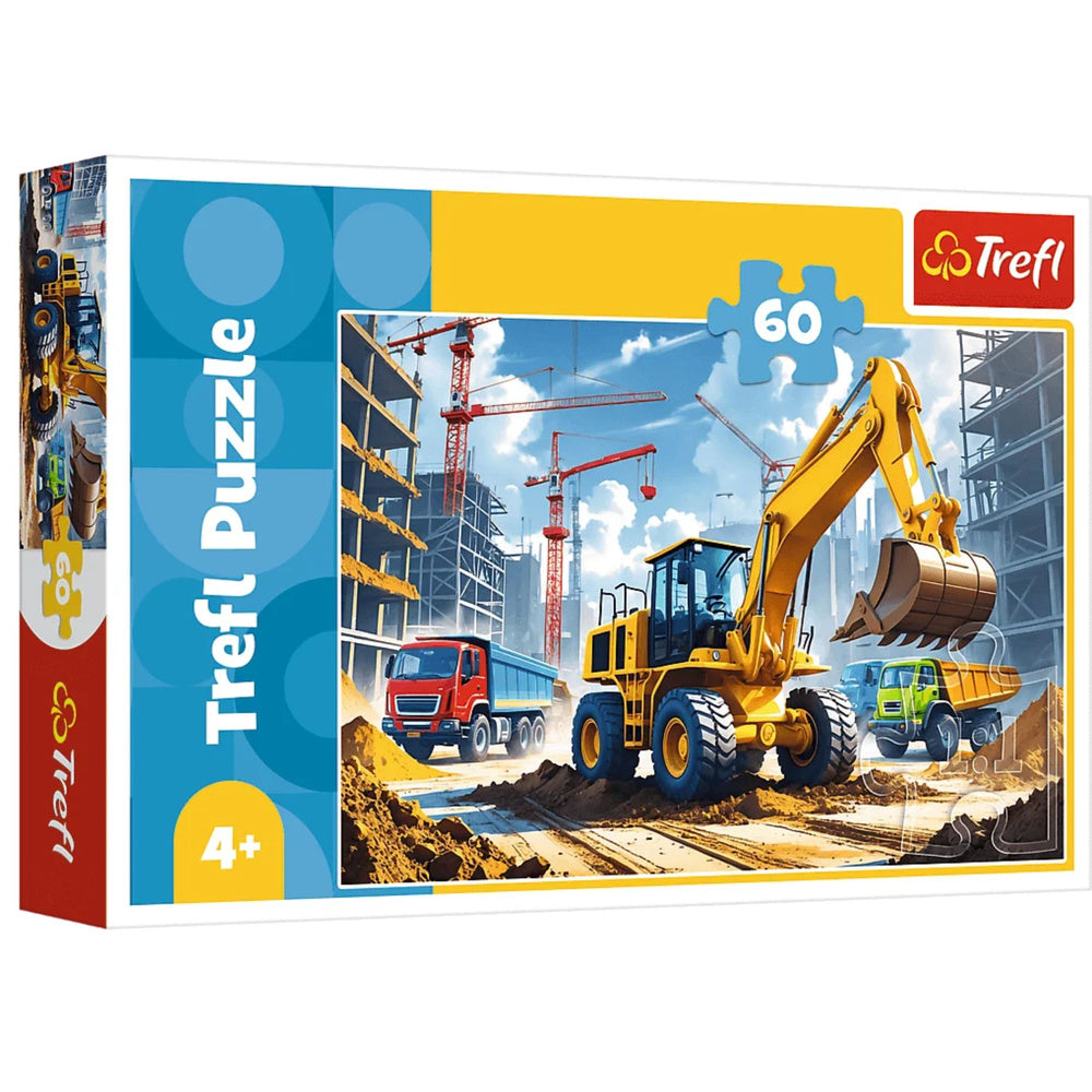 Puzzle 60 dílků Bagr – Trefl 17406