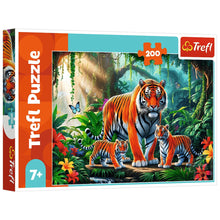 Puzzle 200 dílků – Tygří zvyky, pro děti od 8 let – Trefl