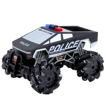 Off-road Vehicle Pick Up Truck Police Remote Controlled RC Lights Smoke 1:16