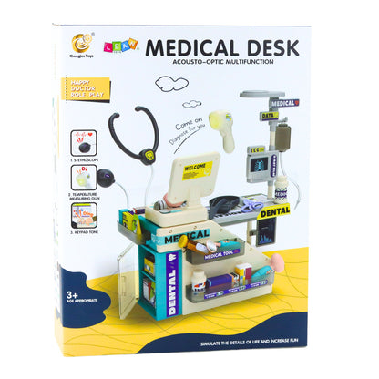 Lékařský a zubařský hrací set se světly a zvuky – 51 dílů