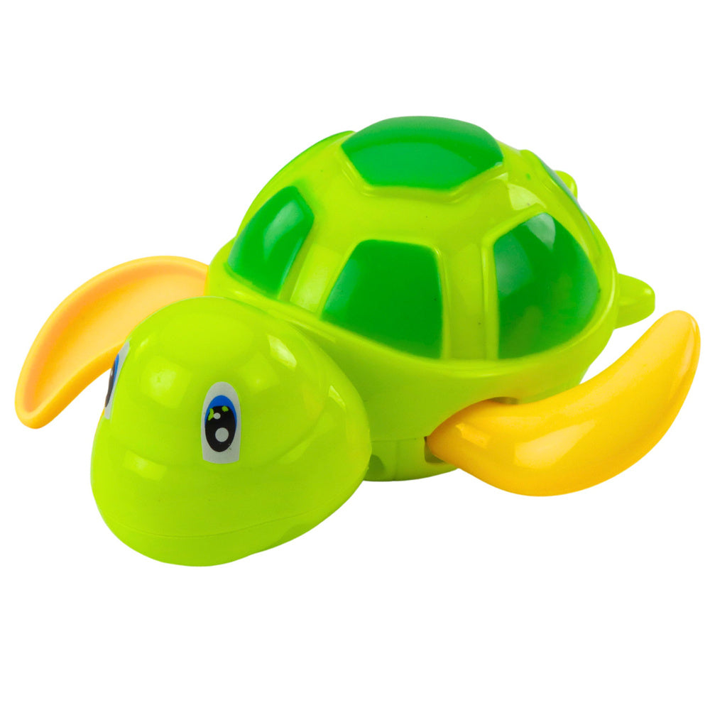 Wind-Up Bath Toy Turtle Blue Green 13 cm