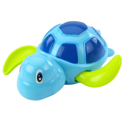 Wind-Up Bath Toy Turtle Blue Green 13 cm