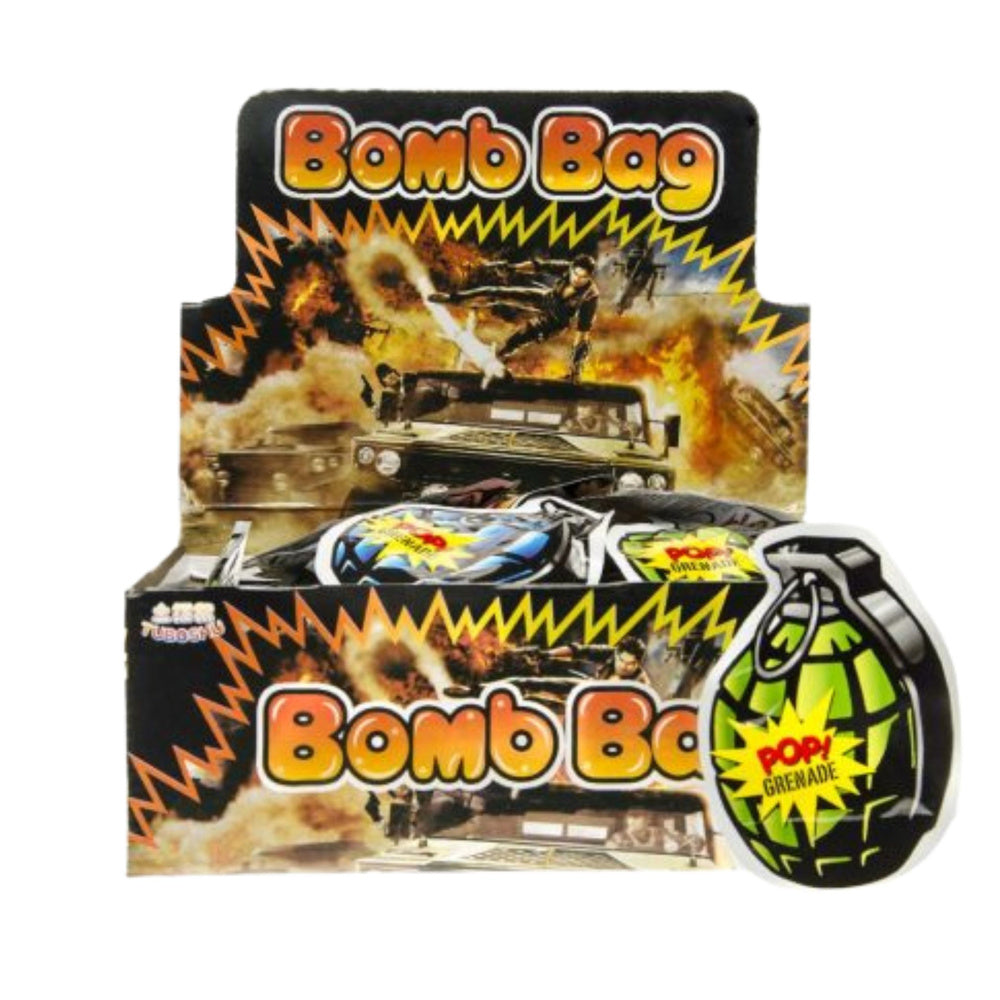 Bezpečný granát pro děti – rozmáčkni a hoď – samonafoukávací balónek