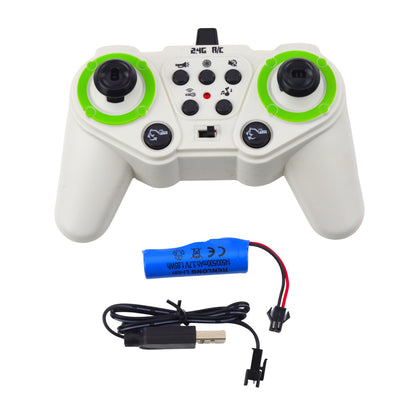 RC bagr na dálkové ovládání se světly a zvuky 1:24 – bílý