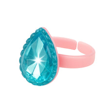 Dětské prstýnky s barevnými kamínky – sada 50 kusů