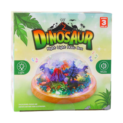 Kreativní sada DIY terárko s dinosaury a nočním světlem