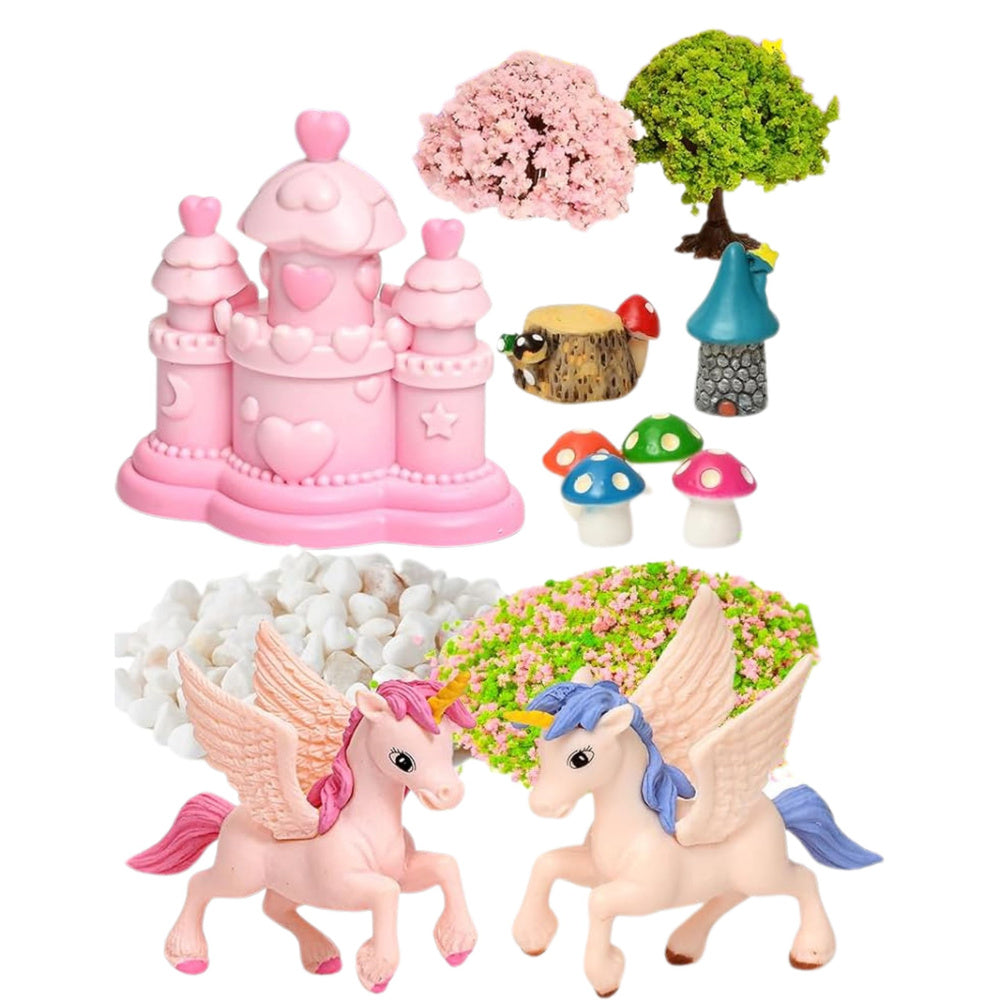 Kreativní terárium Jednorožci s noční lampou a hlasovým ovládáním