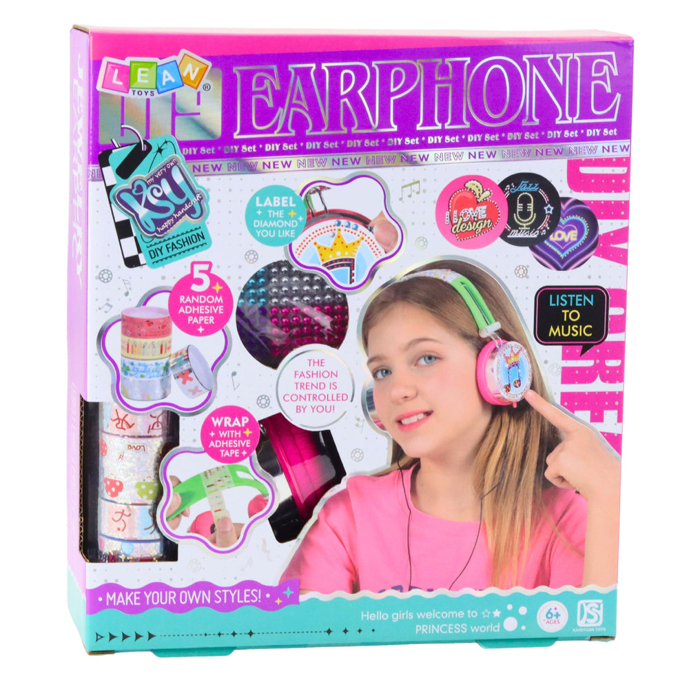 DIY Wired Earphones Creative Kit for Decorating