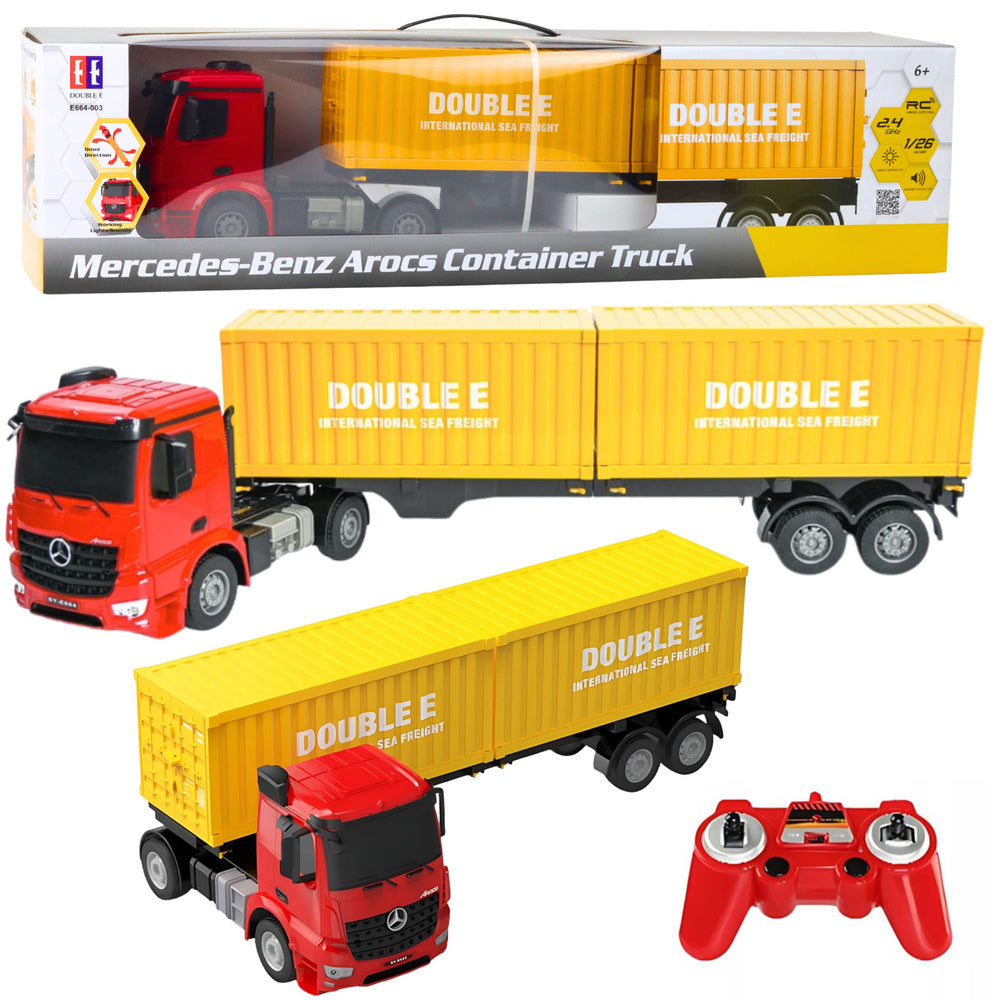 RC nákladní auto Mercedes-Benz Arocs s kontejnerem 1:26 – Double Eagle