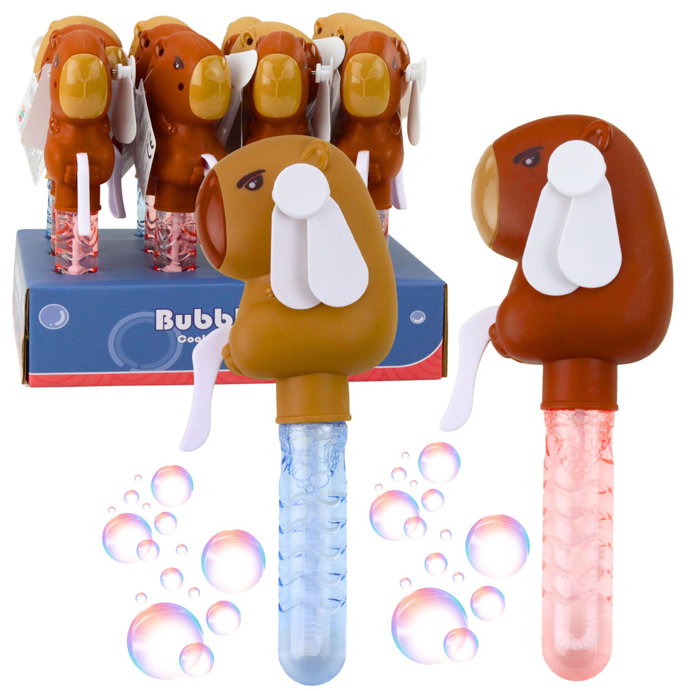 Bublifuk Kapybara s větrníkem 2v1 – 19 cm
