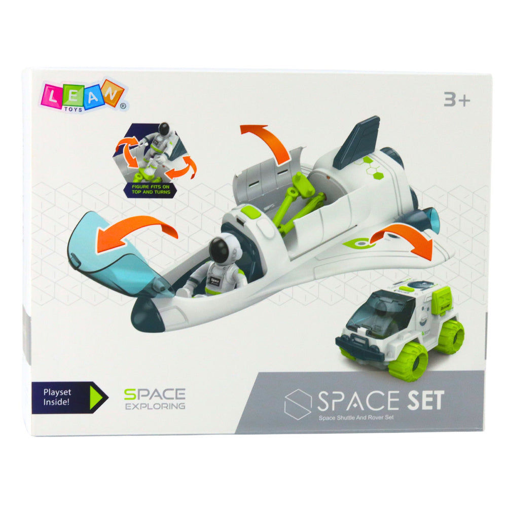 Vesmírná loď s kosmonauty a vozidlem – se světlem a zvukem