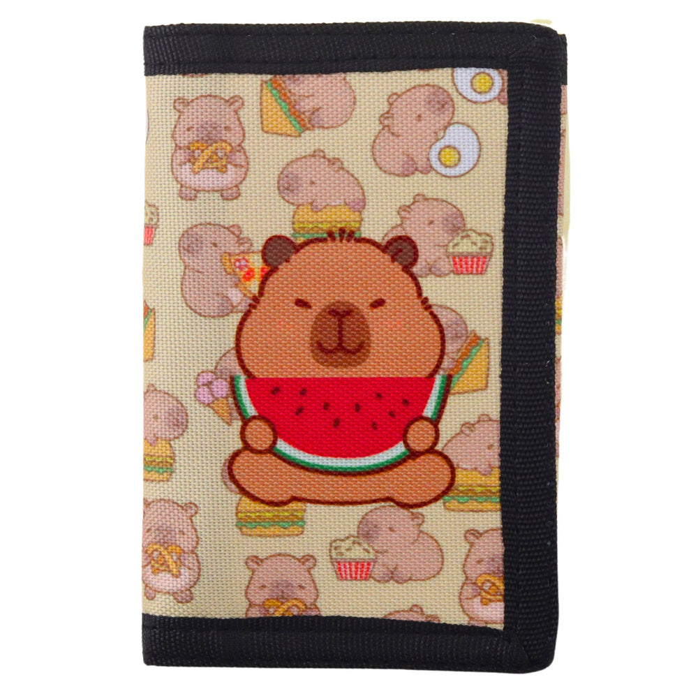 Dětská peněženka s karabinou Kapybara s melounem