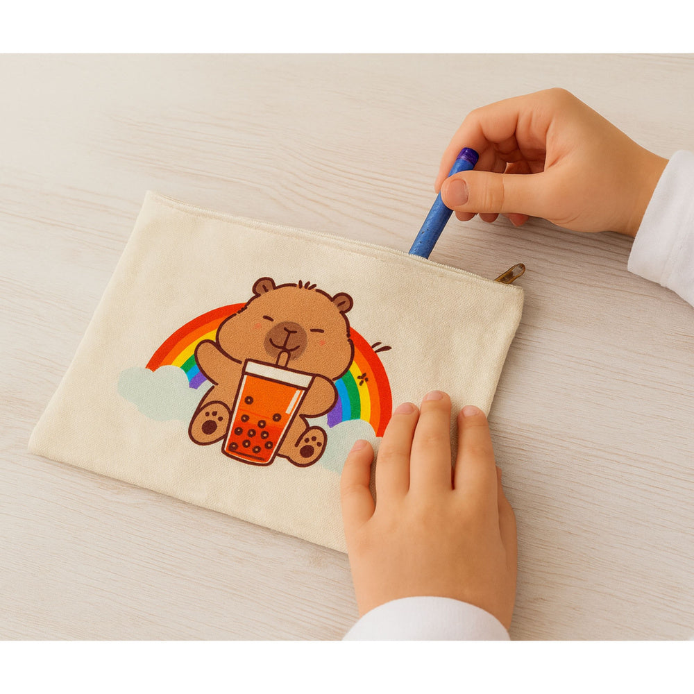 Kosmetická taštička Kapybara se zipem – praktický penál