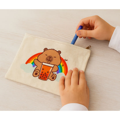 Kosmetická taštička Kapybara se zipem – praktický penál